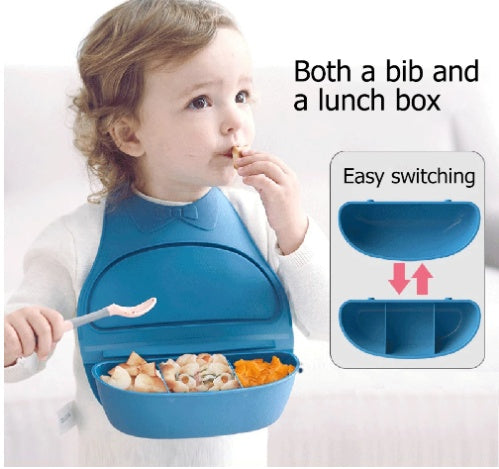 “3D Waterproof Baby Bib – Soft Cartoon Feeding Apron for Newborns”