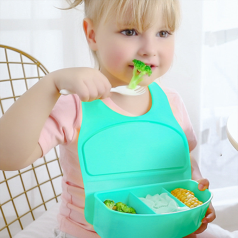 “3D Waterproof Baby Bib – Soft Cartoon Feeding Apron for Newborns”