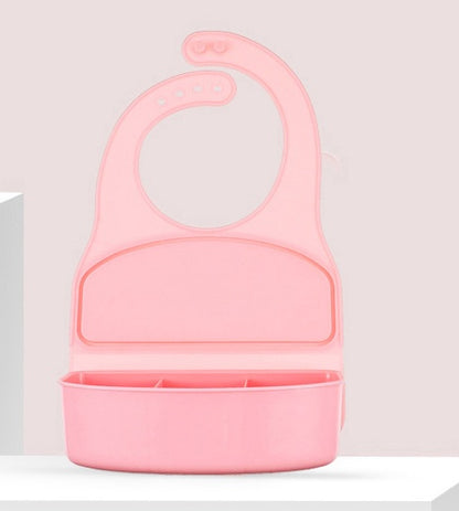 “3D Waterproof Baby Bib – Soft Cartoon Feeding Apron for Newborns”