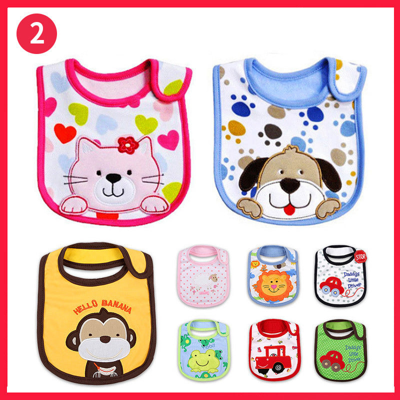 Waterproof 3-Layer Saliva Bib – Baby & Mom